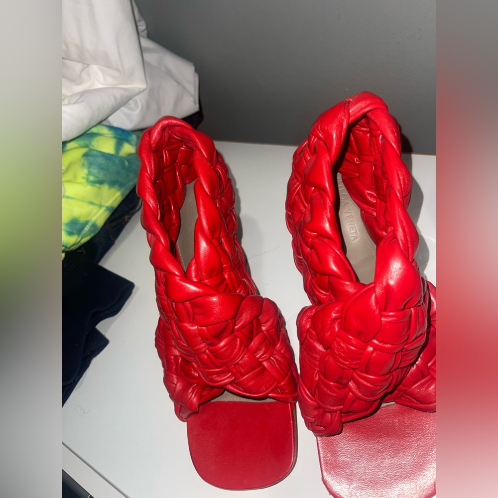 Red bottega heels size 39